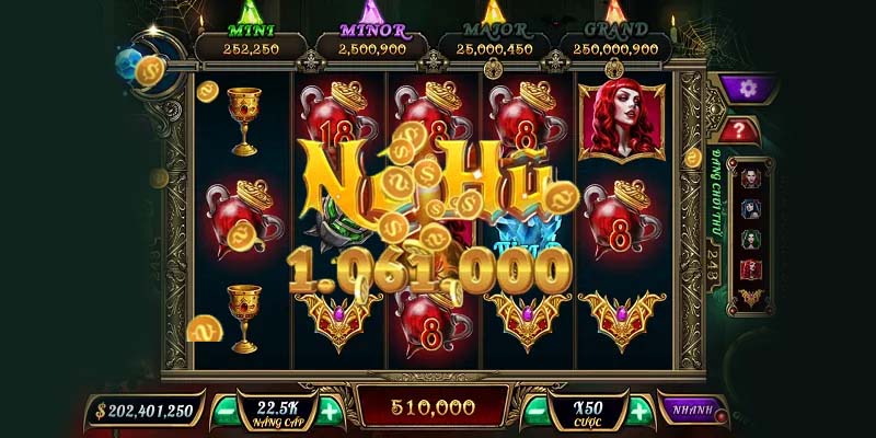 Chơi quay hũ slot Bá Tước Quyền Năng tại 98Win để thắng lớn